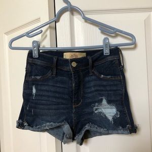 Denim shorts
